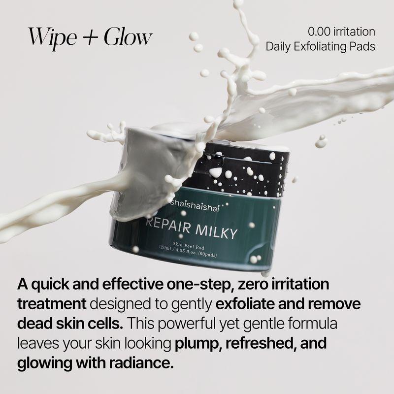 [shaishaishai] Repair Milky Skin Peel Pad 120ml (60 pads)