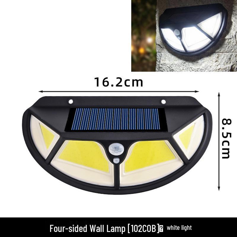 Solar Waterproof Outdoor Wall Light with Motion Sensor