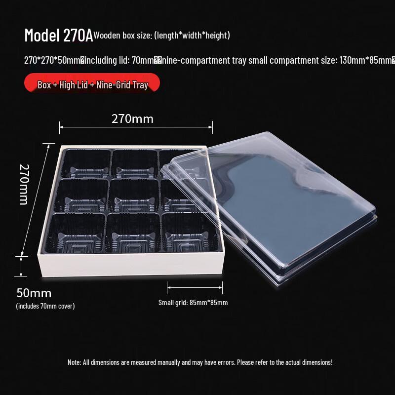 Eco-Friendly 9-Compartment Disposable Food Box