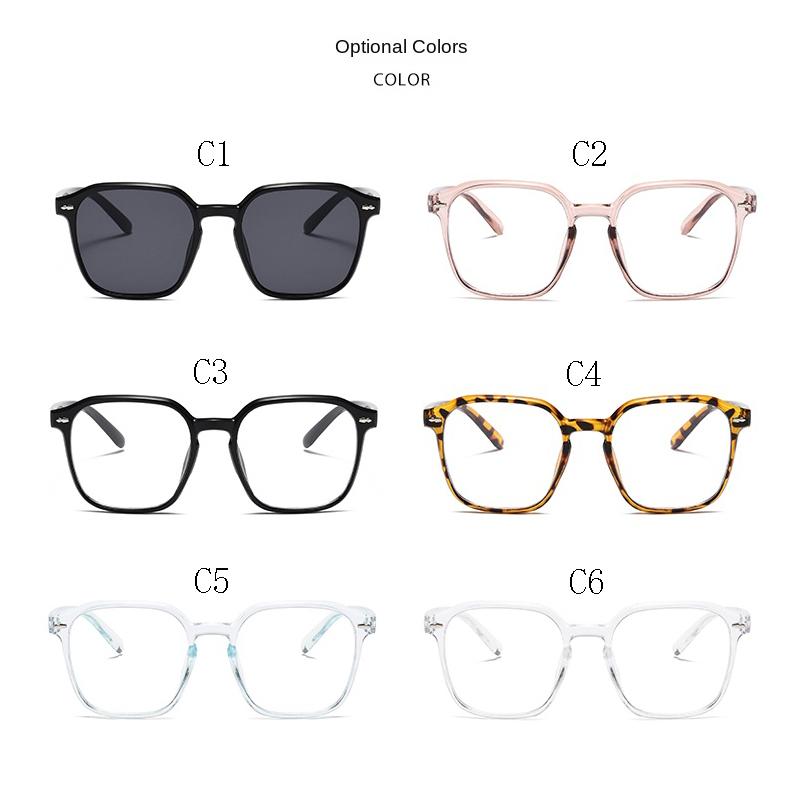 Anti-Blue Light Glasses Vintage Square Eyewear Women Leisure Luxury Eyeglasses Blue Light Blocking Man Lady Computer Eyeglas
