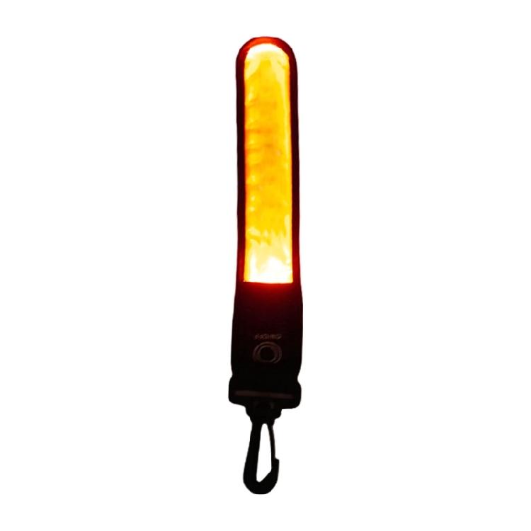 Weather Resistant Reflective LED Light Up Backpacks Hanging Pendant with Clip for Cycling Jogging Pet Accessories