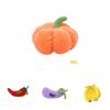 Cuddly Plush Fruits Vegetables Keychain Pendant Dolls Banana Orange Peach Eggplant Carrot