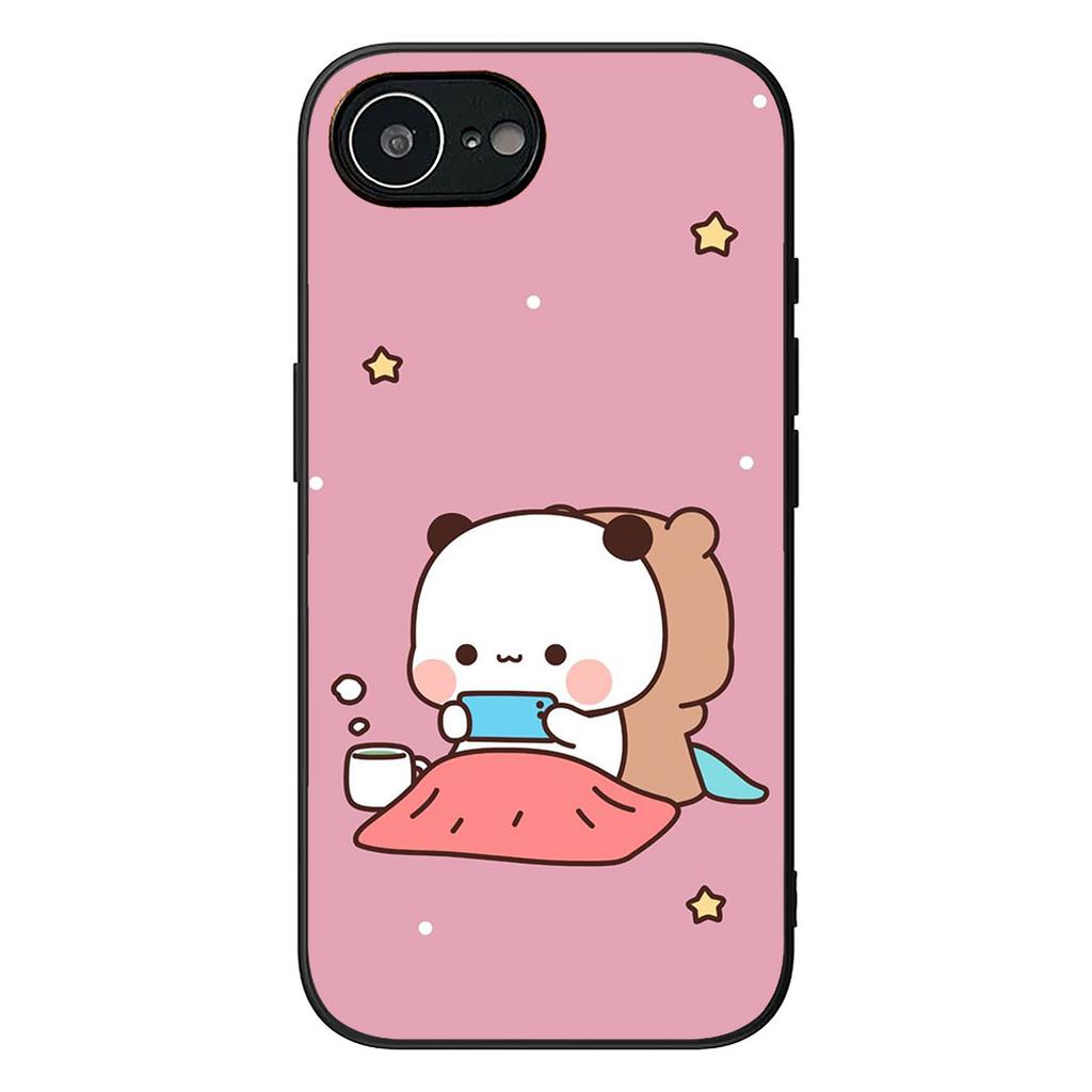 B-Bubus D-Dudus Panda Bear kawaii Phone Case for Xiaomi Redmi 15C 15 A5 9A 9C NFC 9T Note 9 8 8T Protective Cover