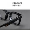 Retro Hd Thick Frame Square Frame Women'S Myopia Sunglasses Outdoor Neutral Black Frame High Quality Uv400 Sunscreen Glasses