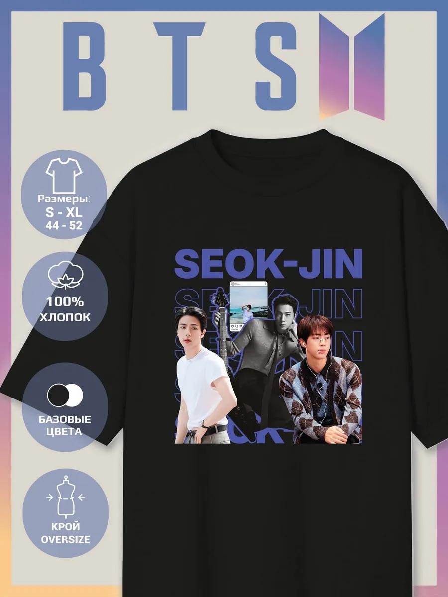 Oversized BTS Print T-shirt by Seokjin (Jin) 3XL