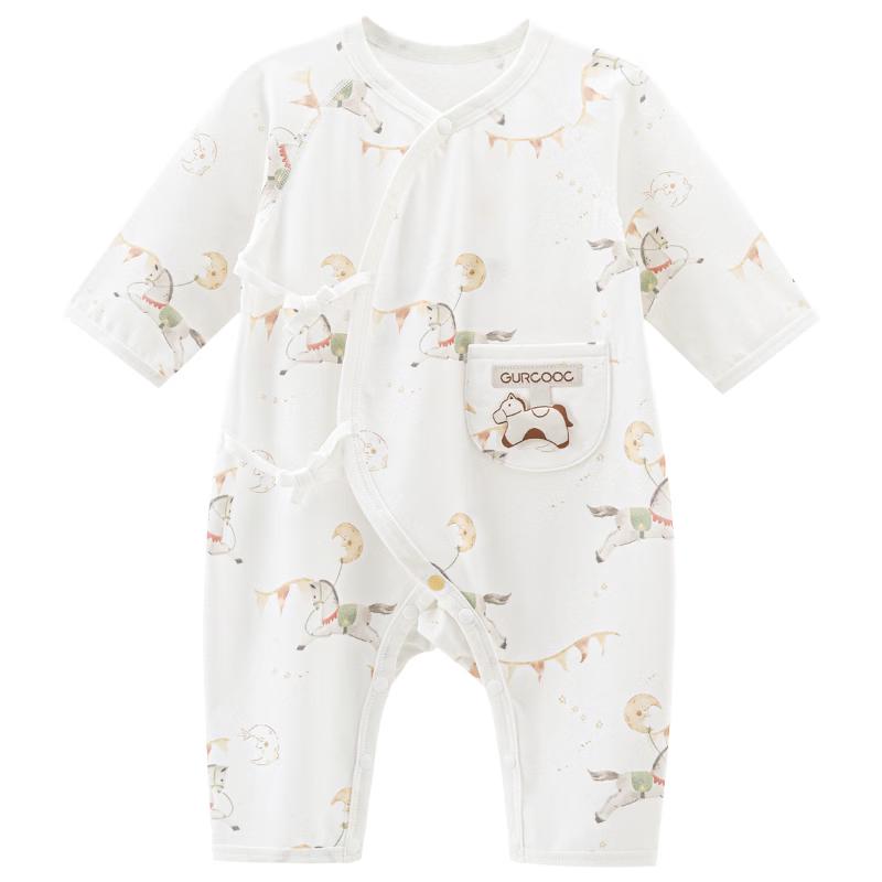 Guaiqixiong Lightweight Cotton Newborn Summer Romper 66