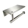 Wall Mounted Stainless Steel Toilet Paper Holder Self-Adhesive Paper Towels Holder  Indoor Use