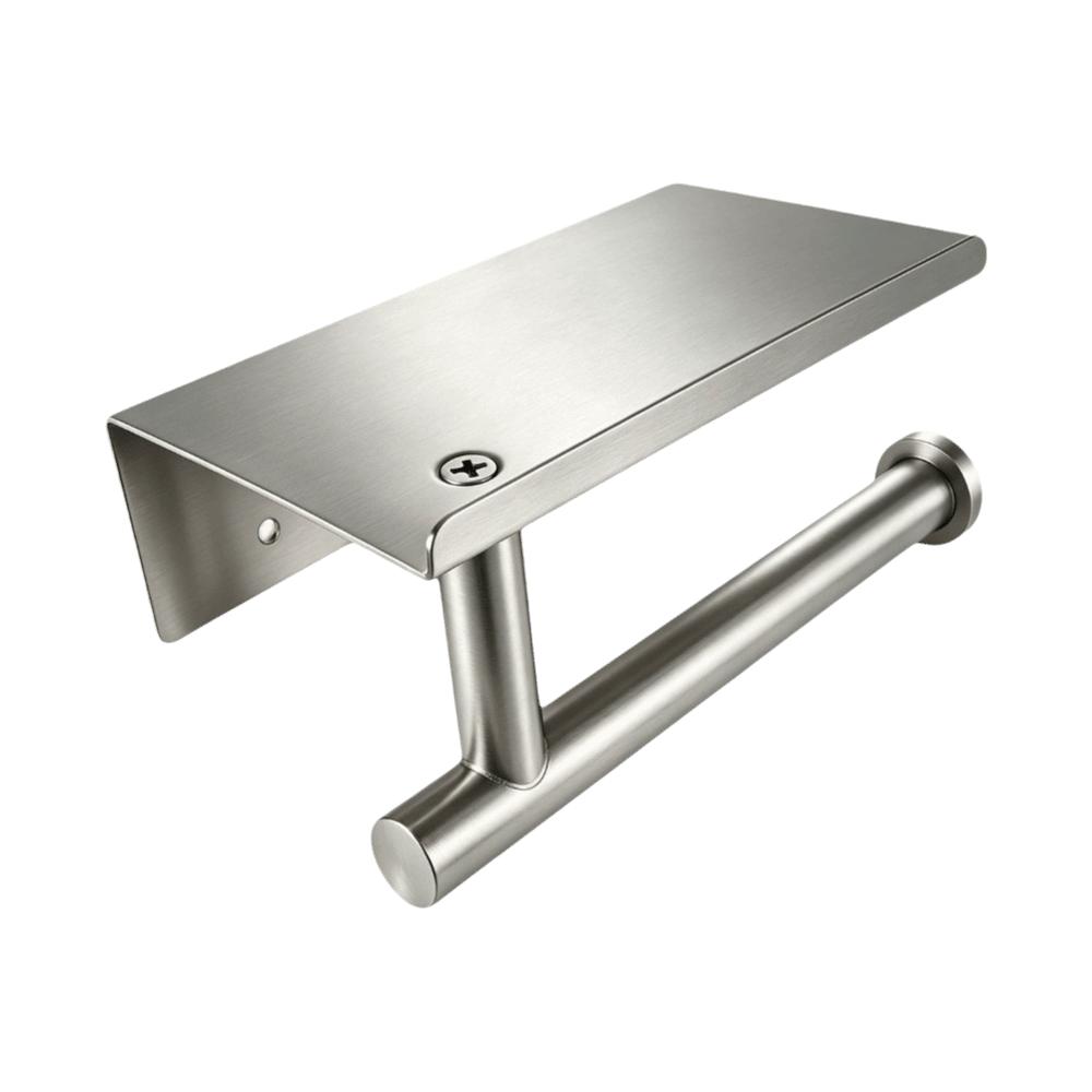 Wall Mounted Stainless Steel Toilet Paper Holder Self-Adhesive Paper Towels Holder  Indoor Use