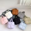 Gepolsterte Cloud-Einkaufstasche aus Nylon, geschwollen, Schultertasche, einfache Weltraum-Baumwollhandtasche für den Alltag