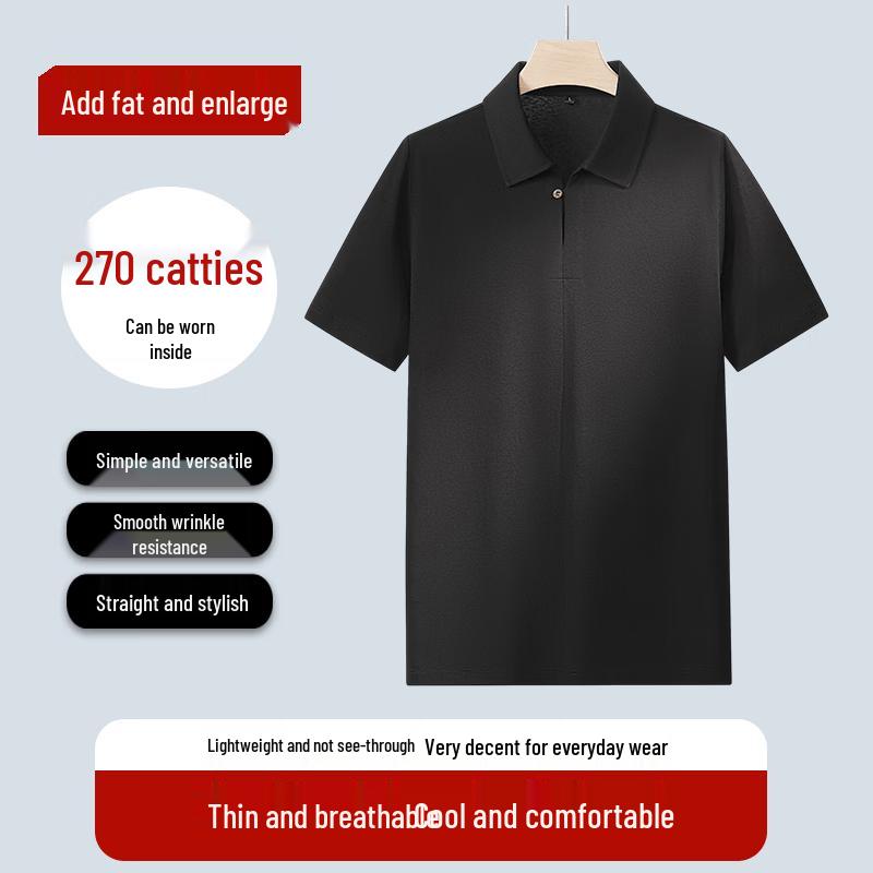Men s Plus Size Short Sleeve Polo Shirt 2XL
