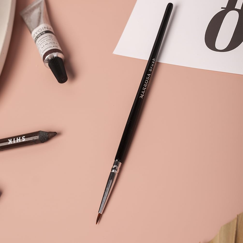 Synthetic Pointed Eyeliner Brush - Perfect Tool for Gel or Liquid Eyeliner - Fine Precision Eyeliner Makeup Brush for Flawlessly Defined Looks - Easy