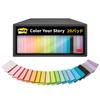 3M Adesivo Super Forte 75 x 75 45 folhas x 19 blocos folhas preto Post-it Notes, Adesivo, Fofo, Grande, Multicolor, mm, (Apenas 35), 654SS-MC-AL2