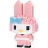 Kawada Nanoblock My Melody Ninja Building Set 3x10.5x18cm Ages 12 and Up Decorative Hobby Toy
