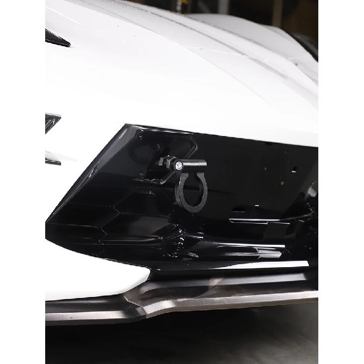 Pour Chevy Corvette C7 Z06 2014-2019 Style Voiture Crochets de Remorquage de Course Barres de Remorquage Avant Arrière Aluminium Billet Rouge Noir Bleu