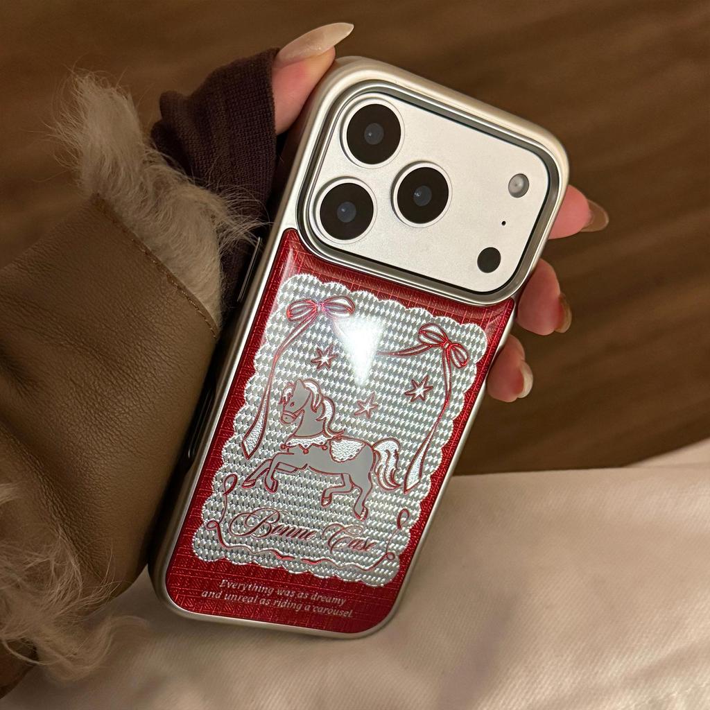 Artistic Pony Phone Case Bracelet for iPhone 16, iPhone 17, iPhone 17 Pro Max