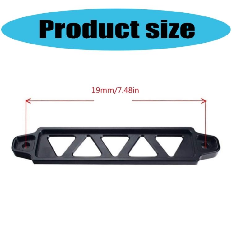 Easy to Install Aluminum Battery Tie Down Bracket Car Battery Holder for Improves Vehicle performances & Appearance