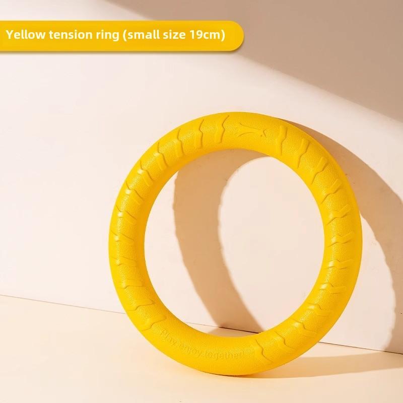 Dog Toys, Outdoor Training, Human and Pet Interaction, Pull Ring, Energy-consuming EVA Soft Glue, Bite-resistant Pet Frisbee