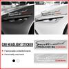 1Pcs Car Front Head Light Eyebrow 3D Sticker Decorator Sport Design For STI BRZ Impreza Forester Legacy Outback Levorg Tribe
