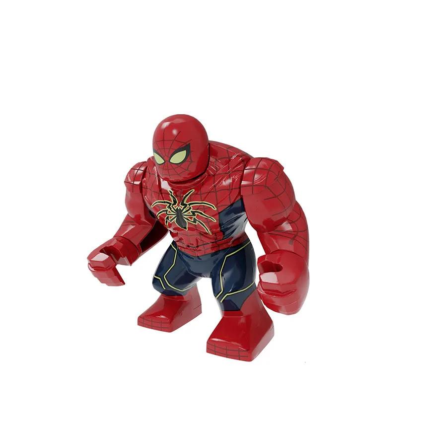 Marvel Mini Blokový Muž, Anime Figurka Superhrdiny, Thanos, Hulk, Spider-Man, Dětský Dárek