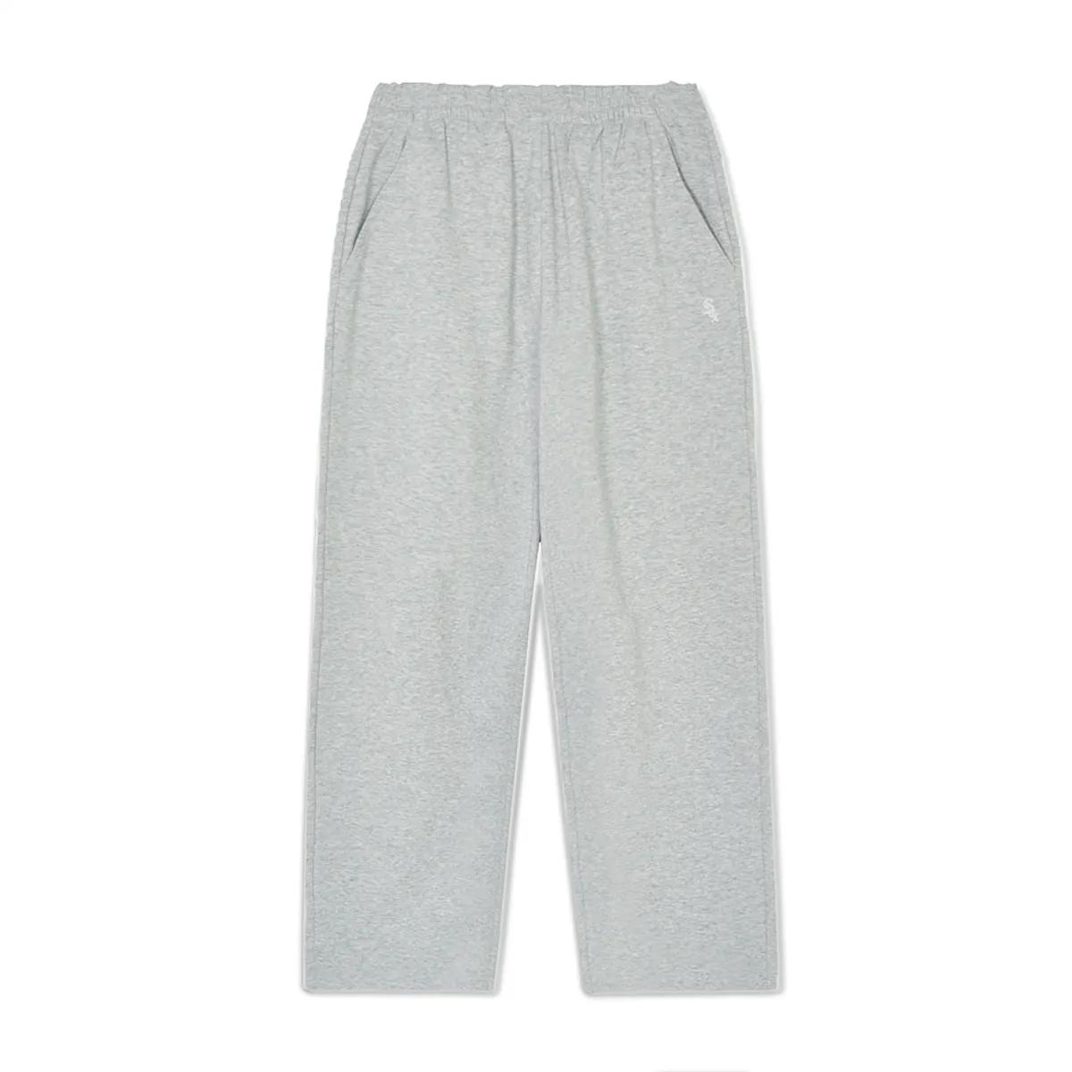 MLB Casual Pants Unisex Gray Moderate Wide Leg Pants 3APTB0241-44MGS XS