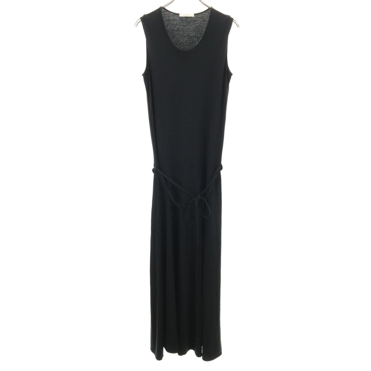 

LEMAIRE No sleeve Long dress M black Women Used