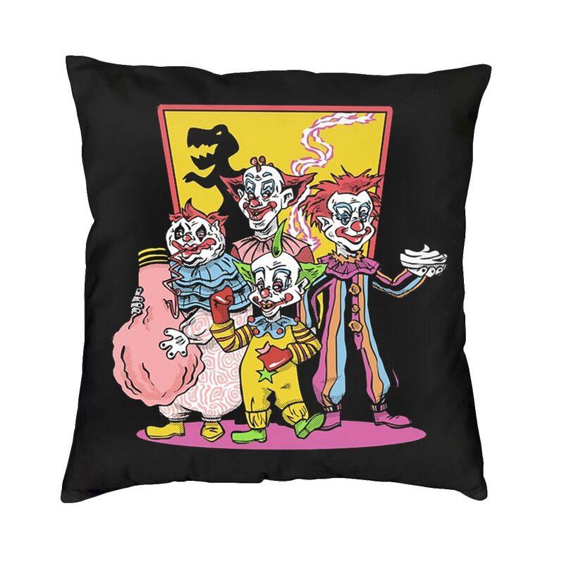 Horrorfilm Killer Clowns aus dem Weltall Kissenbezüge Heimdekoration Kawaii Outdoor Kissen Quadratischer Kissenbezug