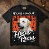 Hocus Pocus Dog Halloween Shirt Comfort Colors Graphic Tee Spooky Pet Lover