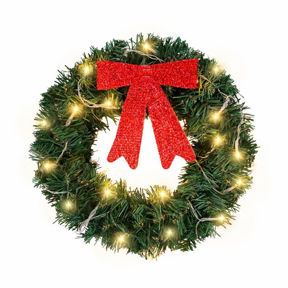 Artificial Christmas Wreath Exquisite Window Hanging Decor Christmas Garlands  Home Decoration