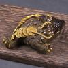 Toad Tea Pet Color Changing Resin Ornament Wealth Attraction Kung Fu Tea