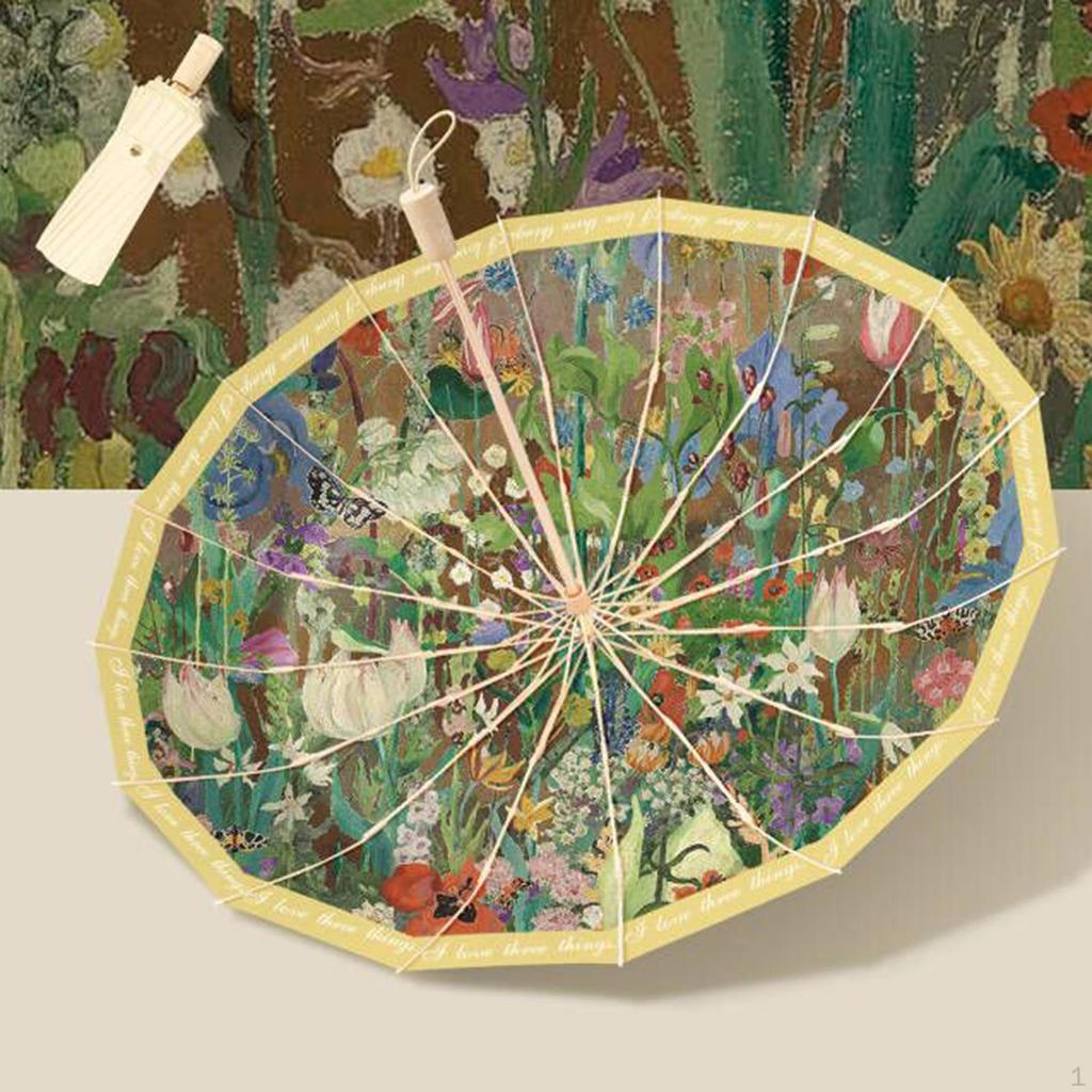 Compact Travel Umbrella Folding for Sunny or Rainy Day Strong Women