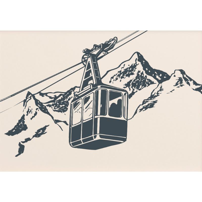 Vintage Ski Après Ski Travel Ski Landscape Winter Sports Art Poster Canvas Painting Wall Prints Picture Living Room Home Decor