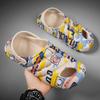 Men'S Large-Size Bag Head Slippers, Wear Non-Slip Graffiti Camouflage Hole Shoes, Step On Shit Sports Beach Sandals