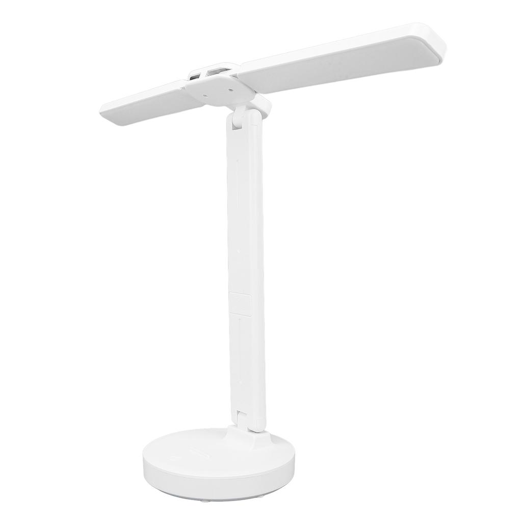 Adjustable Foldable Desk Lamp LED Charging Eye Caring 3 Lighting Modes Dual Swing Arm Dimmable Desk 