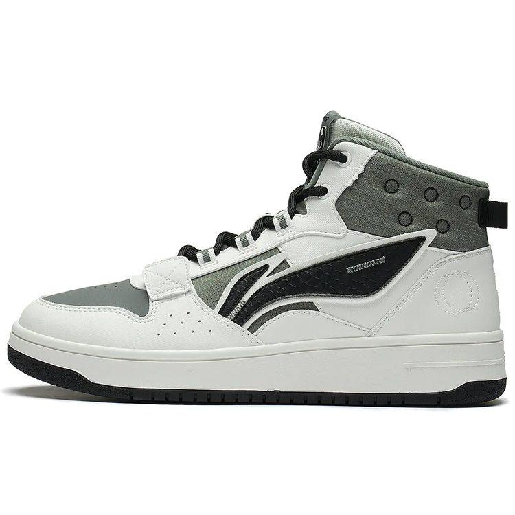 Li Ning Mountain Plain Textile, Synthetic Leather Slip Resistant, Abrasion Resistant, Lightweight High top AGCS241-2