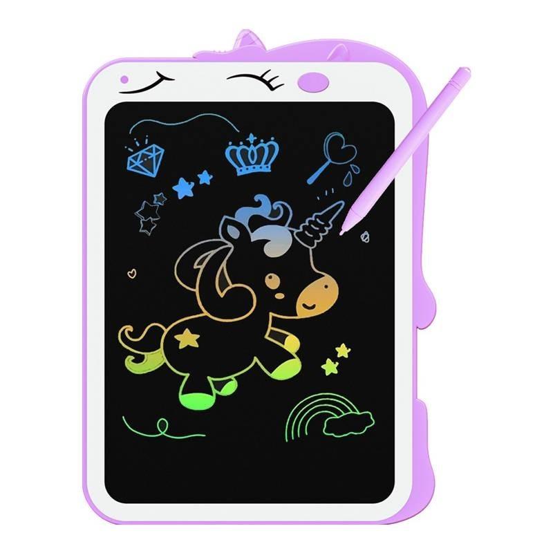Colorful 10-inch Cartoon Dinosaur Unicorn Graffiti Educational Lcd Writing Tablet For Kids