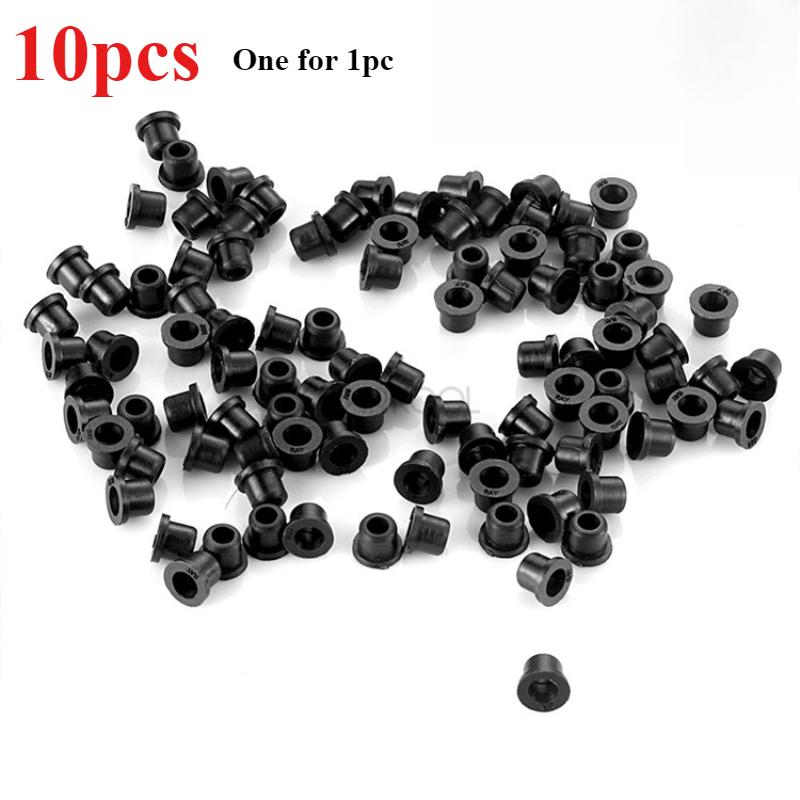 

10/20/30/50/100pcs Car Hood Logo Trunk Emblem Grommet Holder Clip for BMW 3/5/6/7 Series Car logo PVC hole plug front seal ring black-10pcs