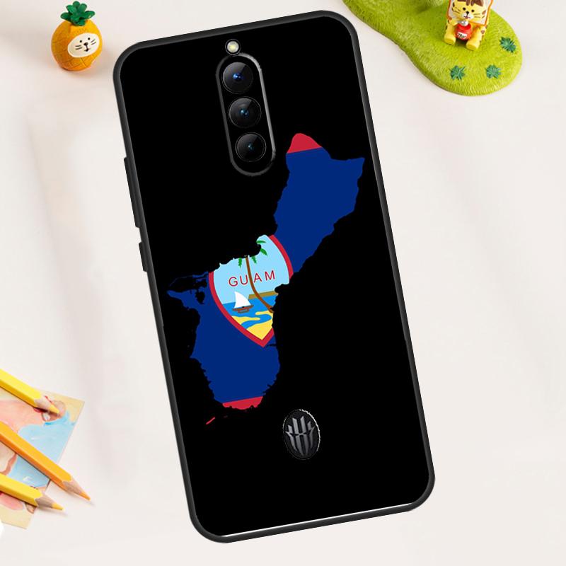 Guam Flag Case For ZTE Nubia RedMagic 11 Pro 10 9 8 8S 9S 10S Pro Plus 5G 5S 6 7 6S 7S Pro 11 Air Cover