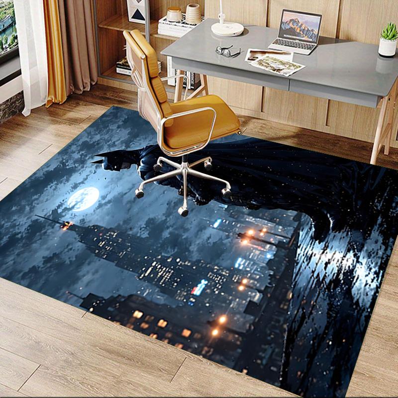 1pc Batman, Gotham Carpet, for Home & Office Decor, Desk Chair Carpet, Festive Gift,Conference Room CarpetL1293