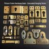 Hidden Hanging Hardware for Picture Frames and Mirrors