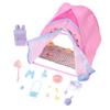 Simulated Doll Camping Kit Micro Scene Doll Mini Tent Doll Accessories Dollhouse Tent  1/12 Scale