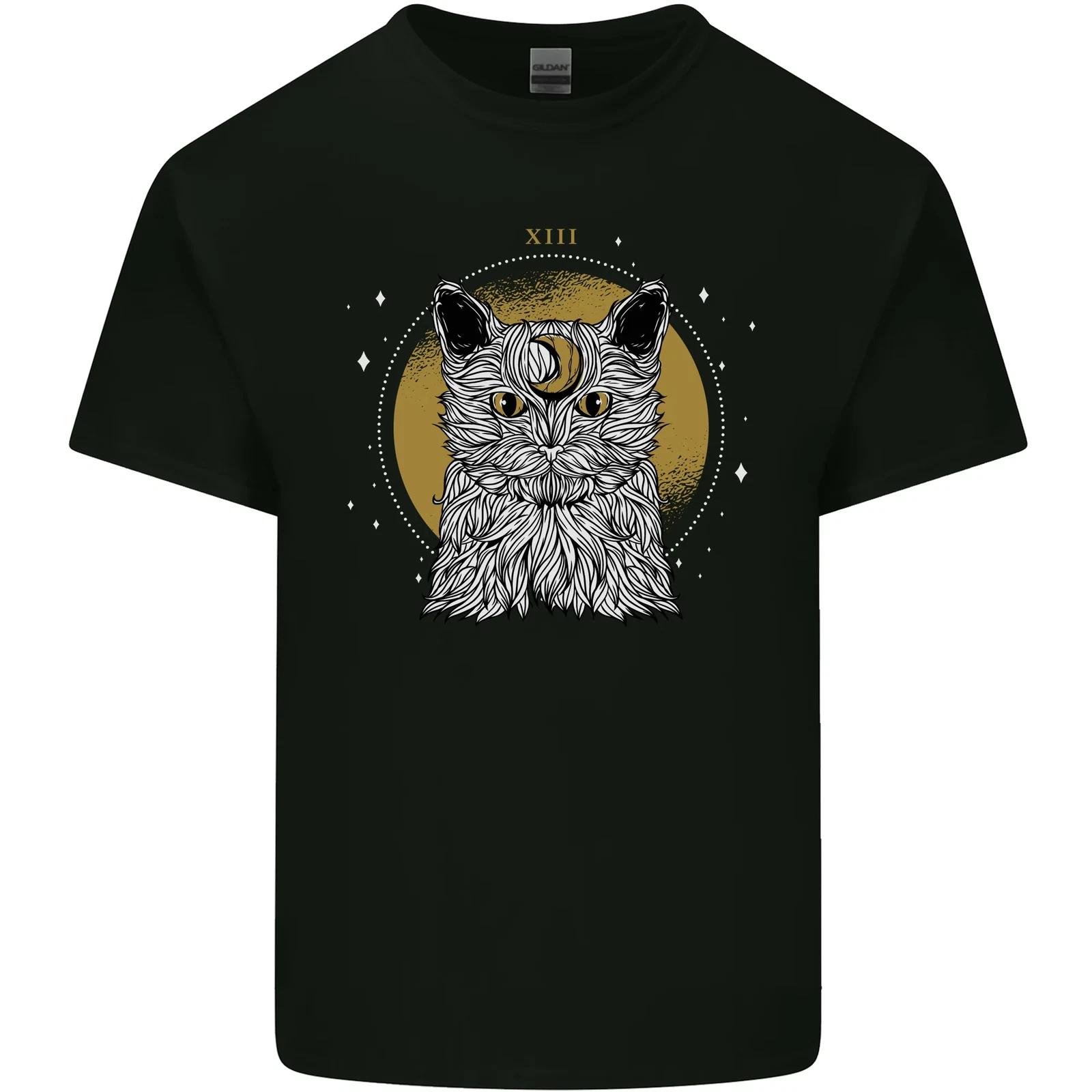 A Lunar Cat Moon Kids T-Shirt Childrens 3XL