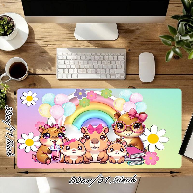 Rainbow Friends Xl Gaming Mouse Pad Nonslip Rubber Base Stitched Edge Waterproof Desk Mat For Pc Laptop Gamer Office Computer Accessories C929665