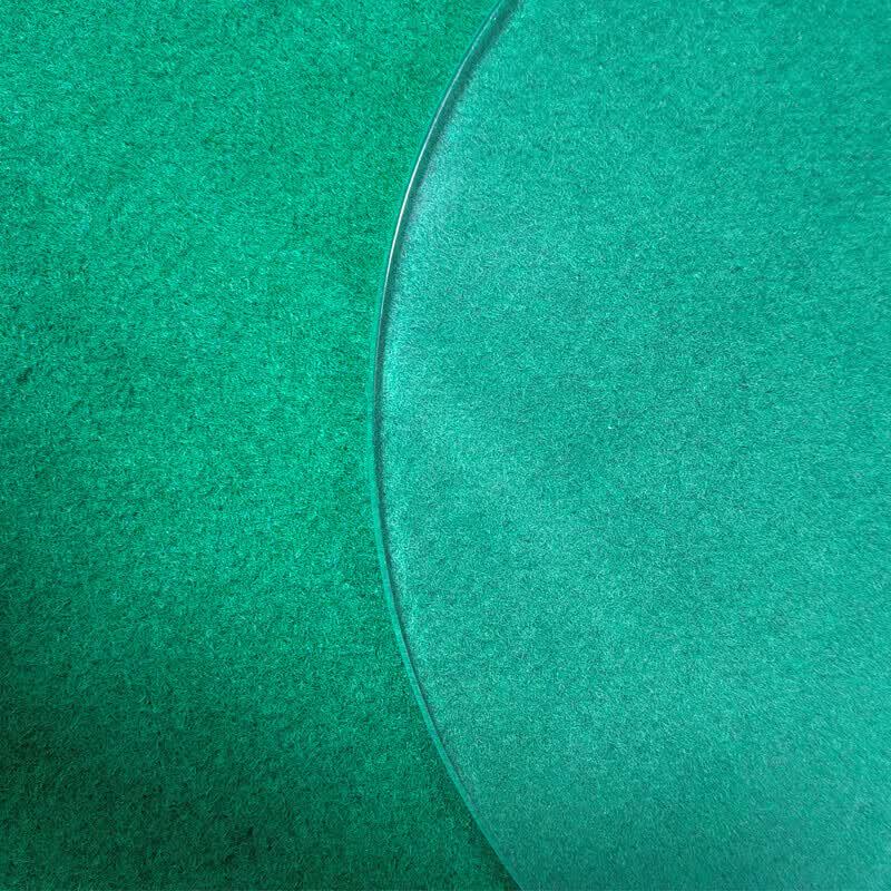 Thickened Flocked Green Desk Mat