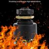 Boats Ignition Switches,6 Screw 3 Positon Ignition Starter Switches with 2 Key for Inboards Outboard Powered Boats