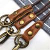 Echtes Leder Ausweishalter Armband Halsband Lederband Arbeitsausweishalter Telefon-Halsband