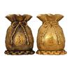 Copper Ming Copper Ware Brass Coin Bank Lucky Bag Gift Metal Crafts Home Wealth Store Opening