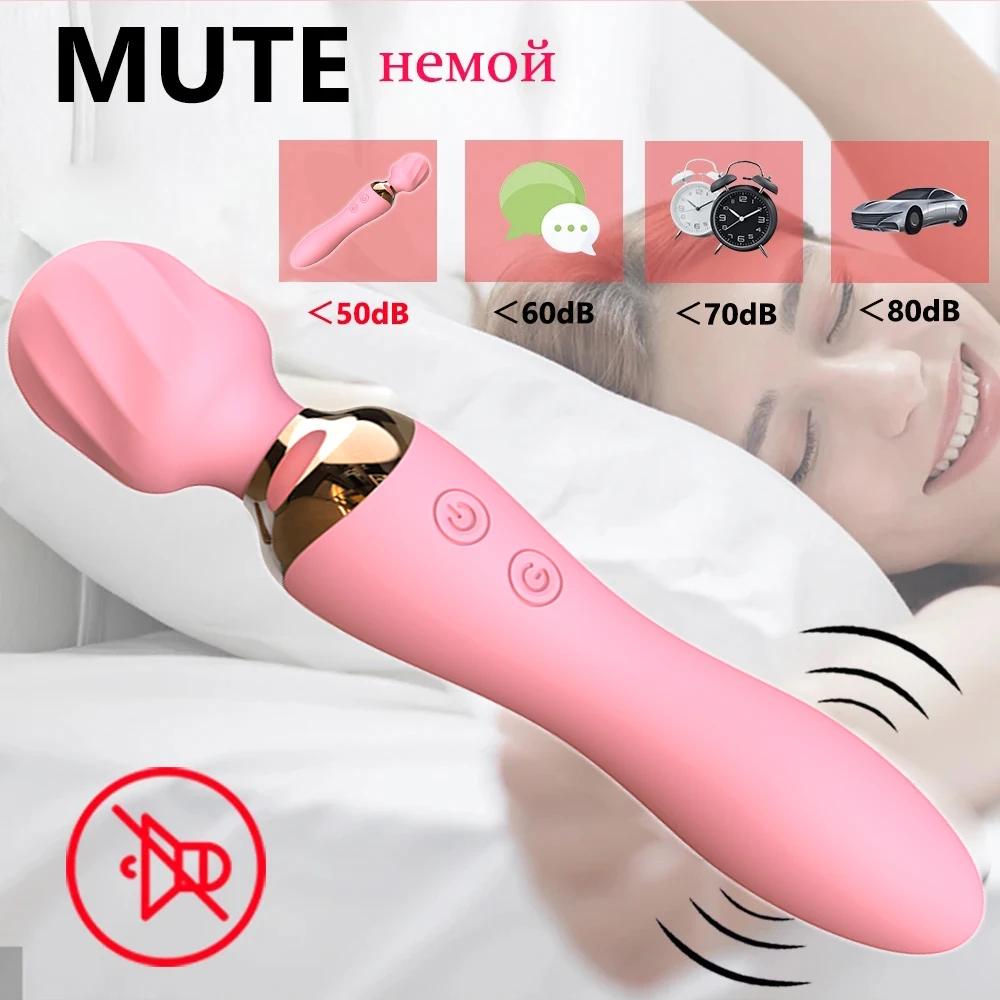 Powerful Vibrator Dildos Wand for Women G Spot Clitoris Stimulator Vagina Massager Female Masturbator Sex Toys for Adults 18+
