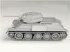 ICM 1/35 Scale World War II German Army Captured Pz.KpfW.747 T-34 (r) Medium Tank Plastic Model Kit 35370