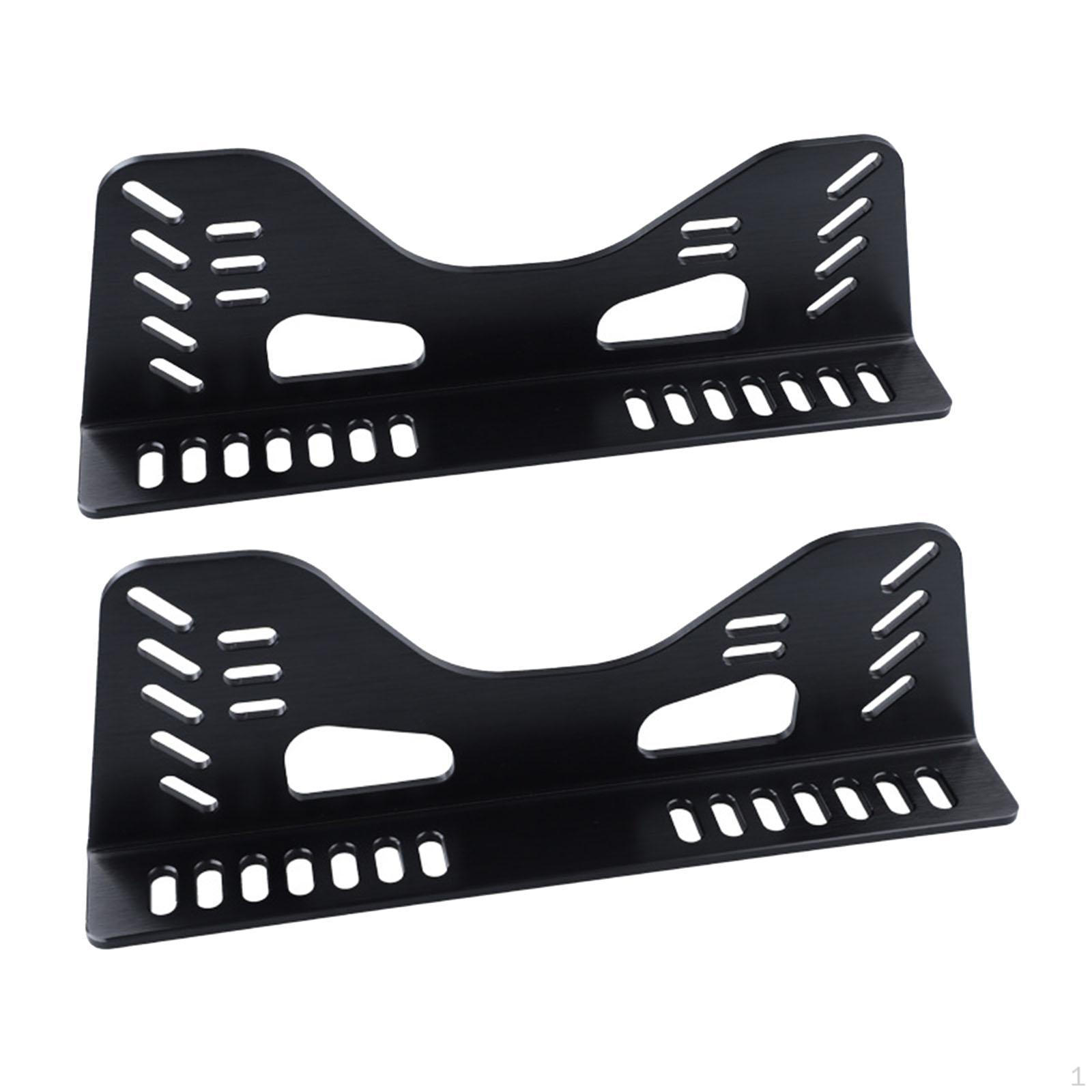 

2 Bucket Seat Side Brackets, And -shaped Replacement Parts, for Multi-hole Seats чёрный