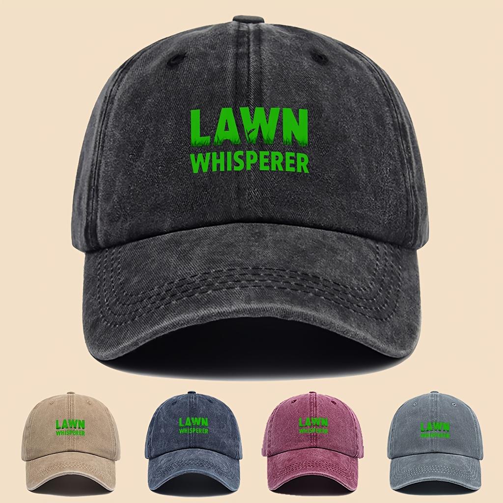 Printed baseball cap urban casual trucker hat solid color simple dad hat adjustable
